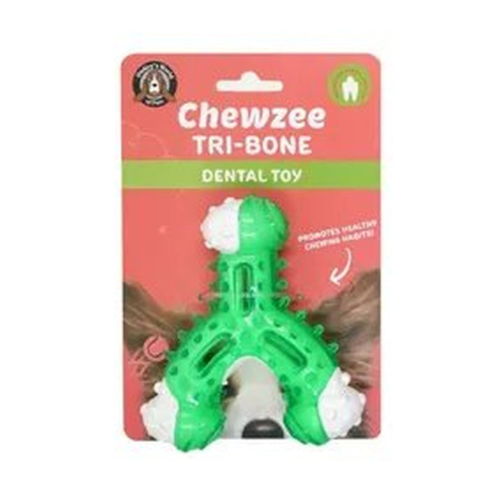 Chewzee Tri-Bone Dental Dog Toy