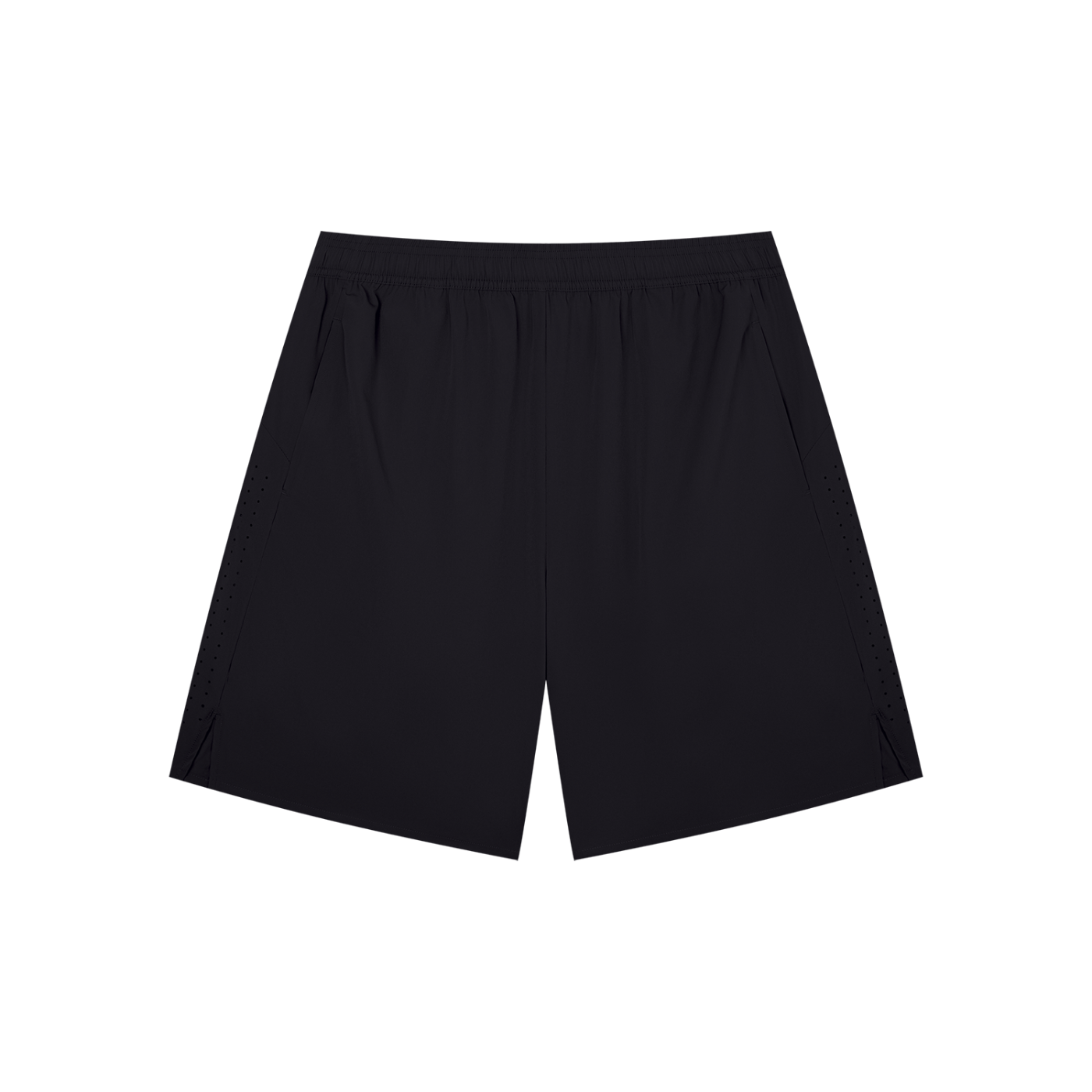 Men’s Regular Fit Performance Shorts — Black front