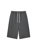 Relaxed Drawstring Three-Quarter Sweatpants