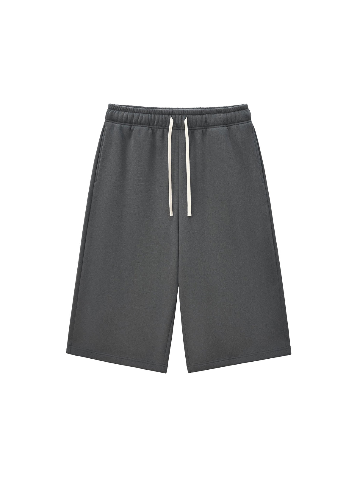 Relaxed Drawstring Three-Quarter Sweatpants