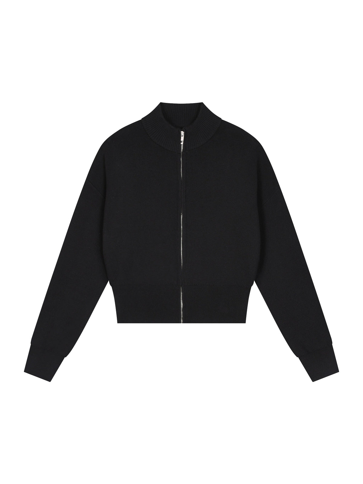 Women’s Mock Neck Zip Up Cardigan
