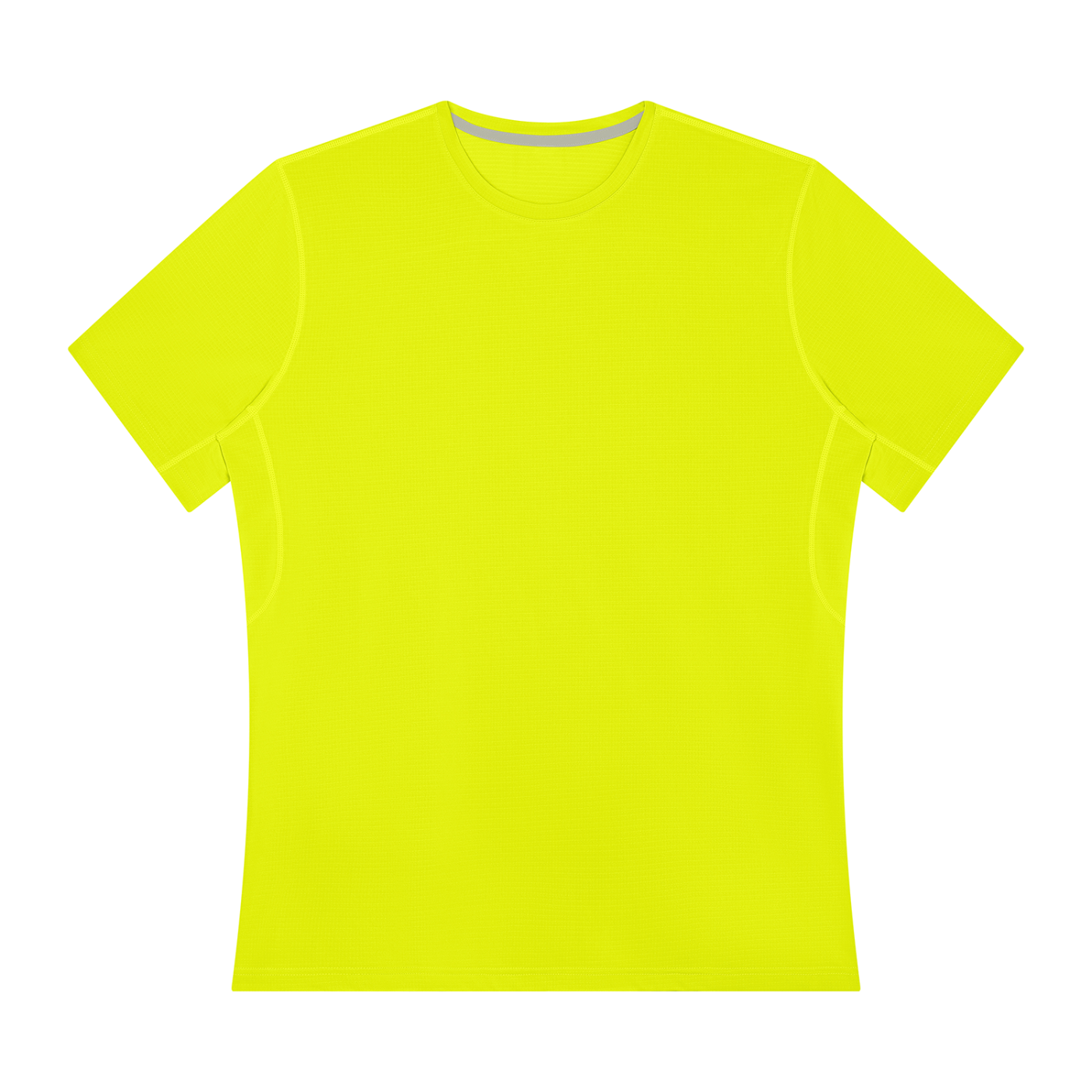 Men’s Regular Fit Performance T-Shirt — Lemon Yellow front
