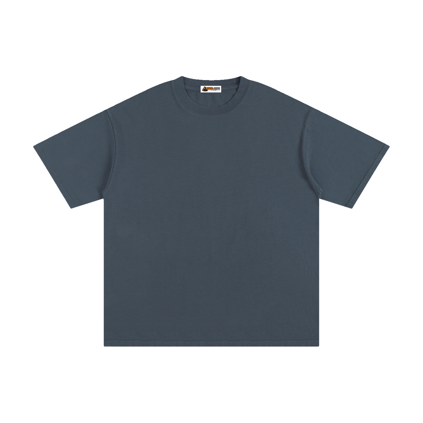 Unisex Pure Cotton T-Shirt – Grey Blue front