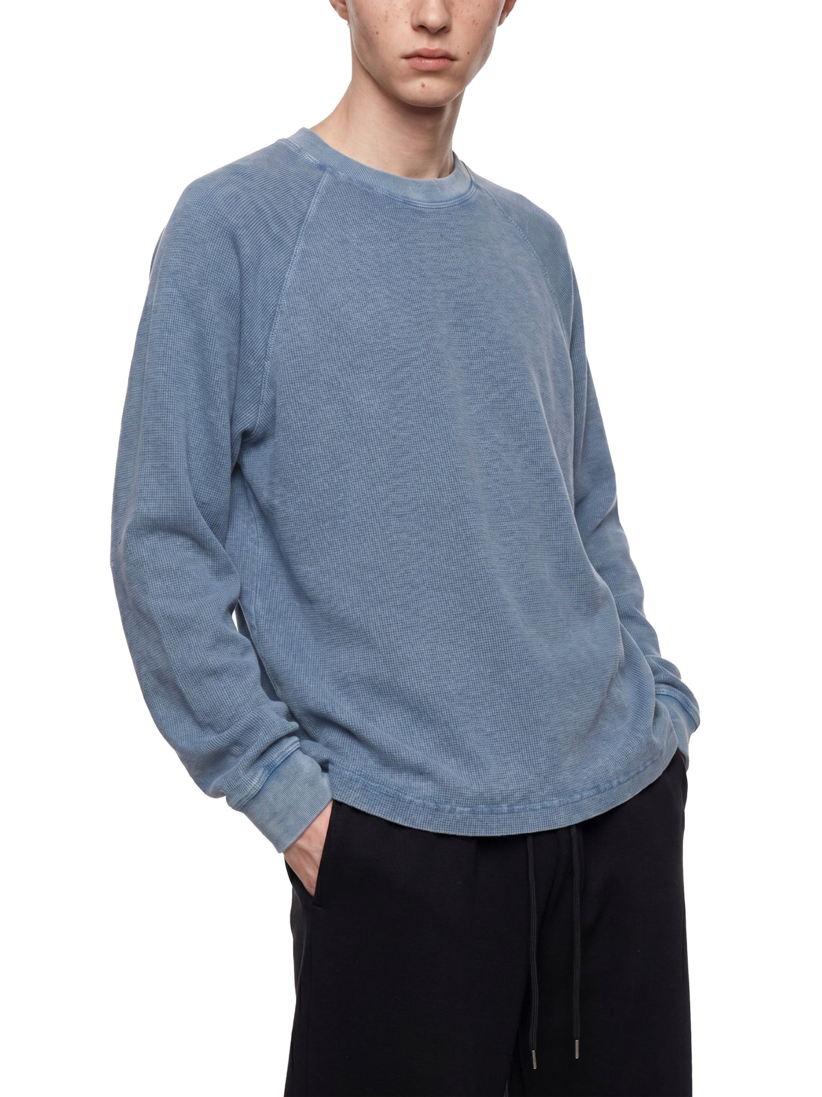 Unisex Vintage Wash Boxy Waffle T-Shirt