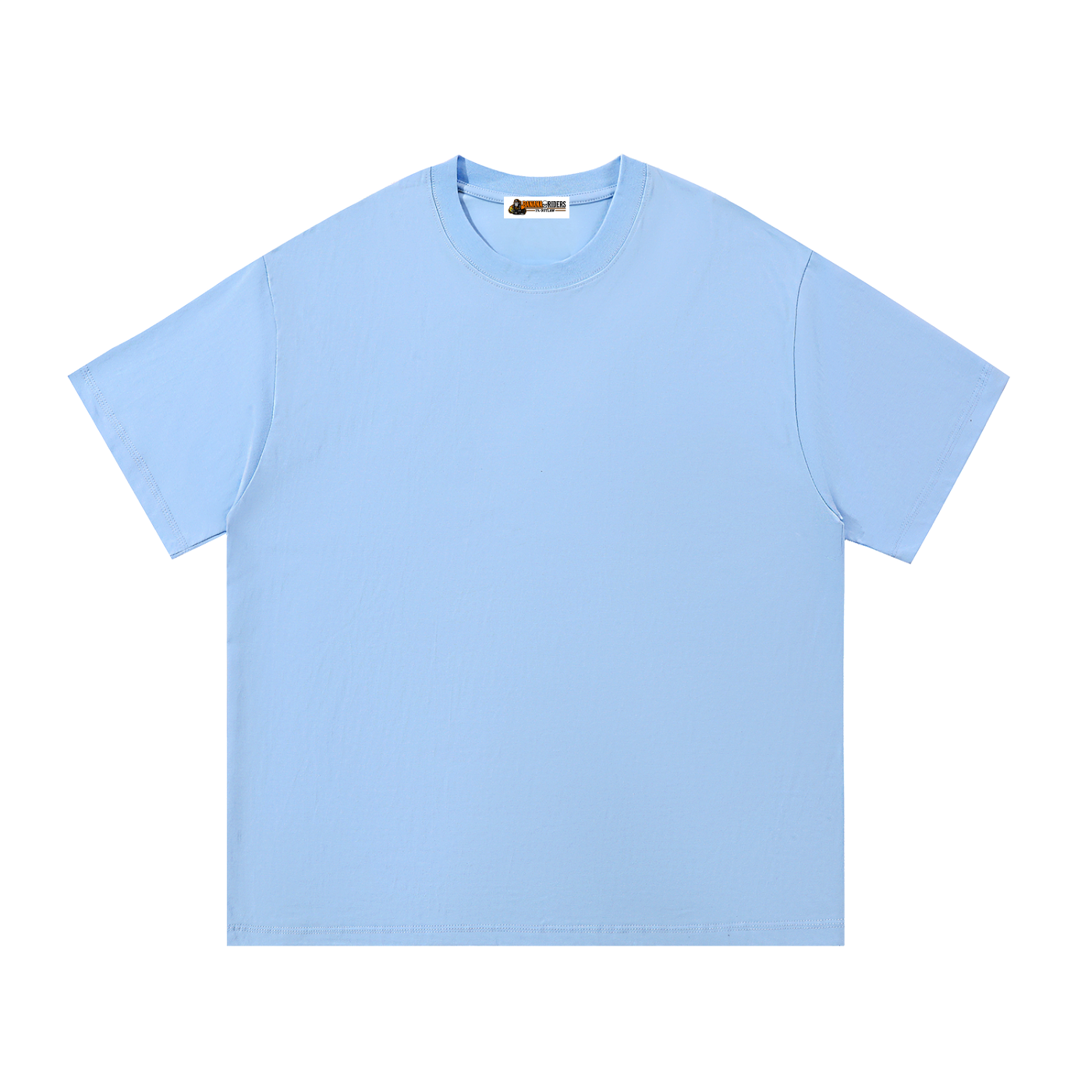 Essential cotton T-shirt in blue