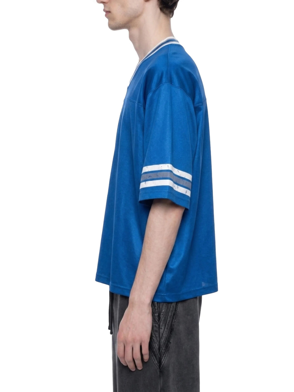 Unisex Boxy Striped Soccer Jersey