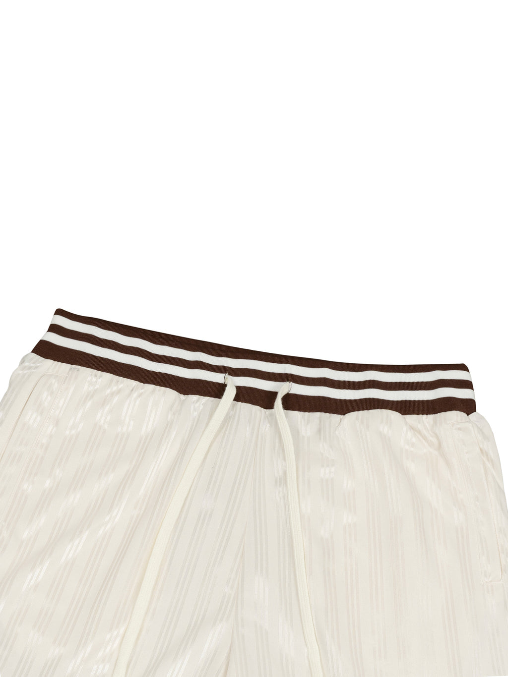 Unisex Striped Drawstring Shorts