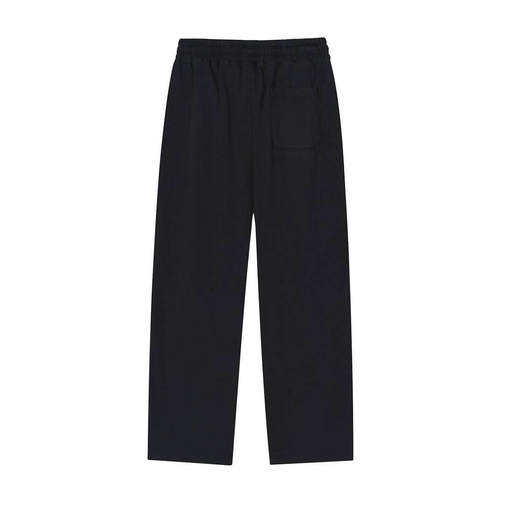 Reflective Stripe Straight-Leg Sweatpants