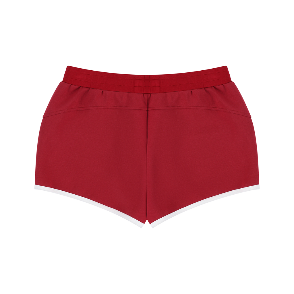Women’s Retro Contrast Binding Shorts