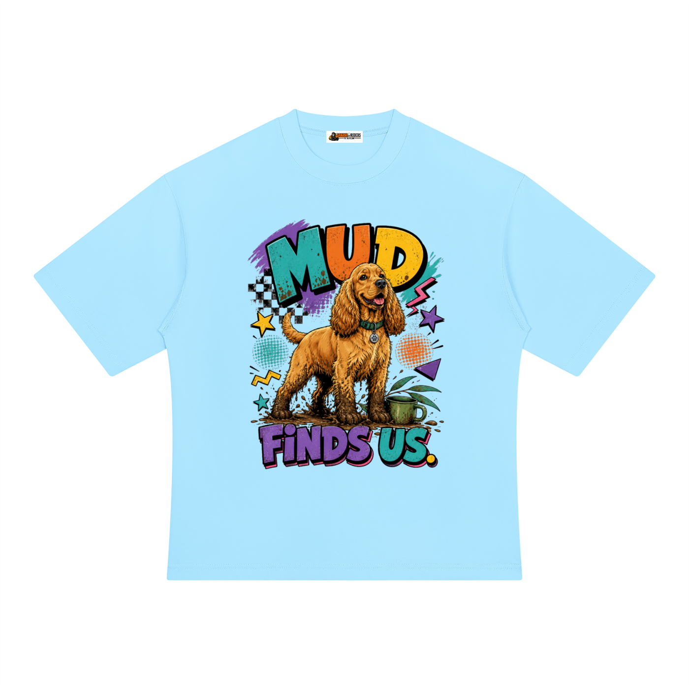 Mud Finds Us Unisex Heavyweight Oversized T-Shirt