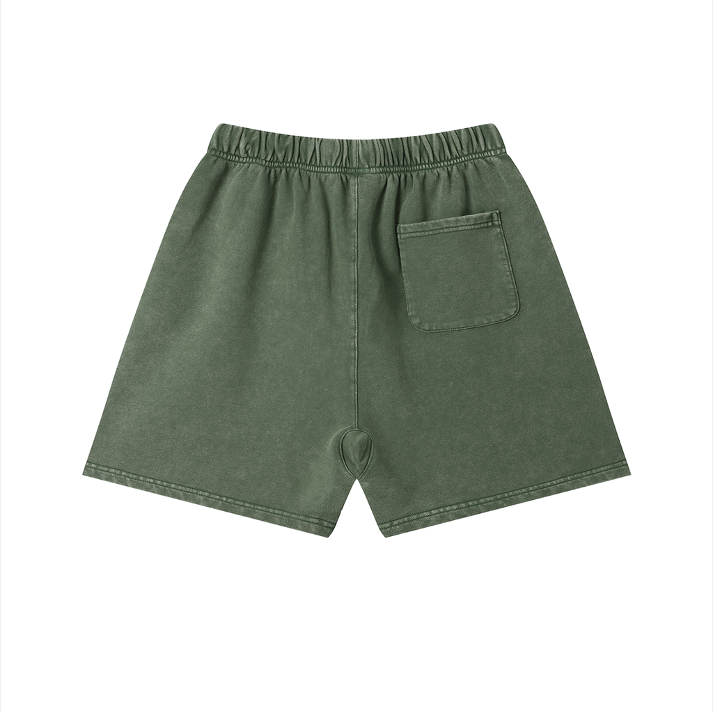 Unisex Vintage Wash Cotton Shorts