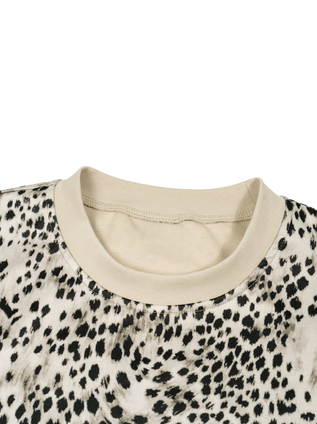 Unisex Leopard Print Boxy T-Shirt