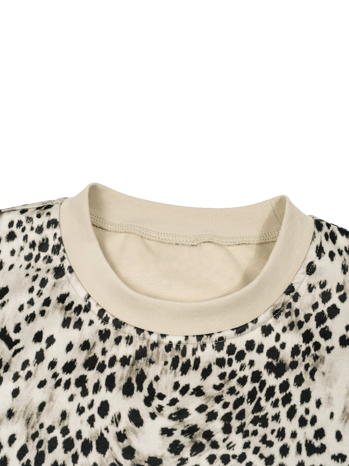 Unisex Leopard Print Boxy T-Shirt