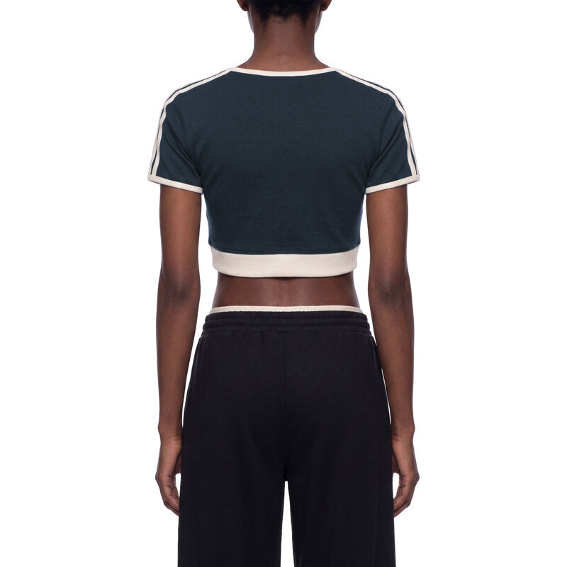 Women’s Color Block Crop T-Shirt