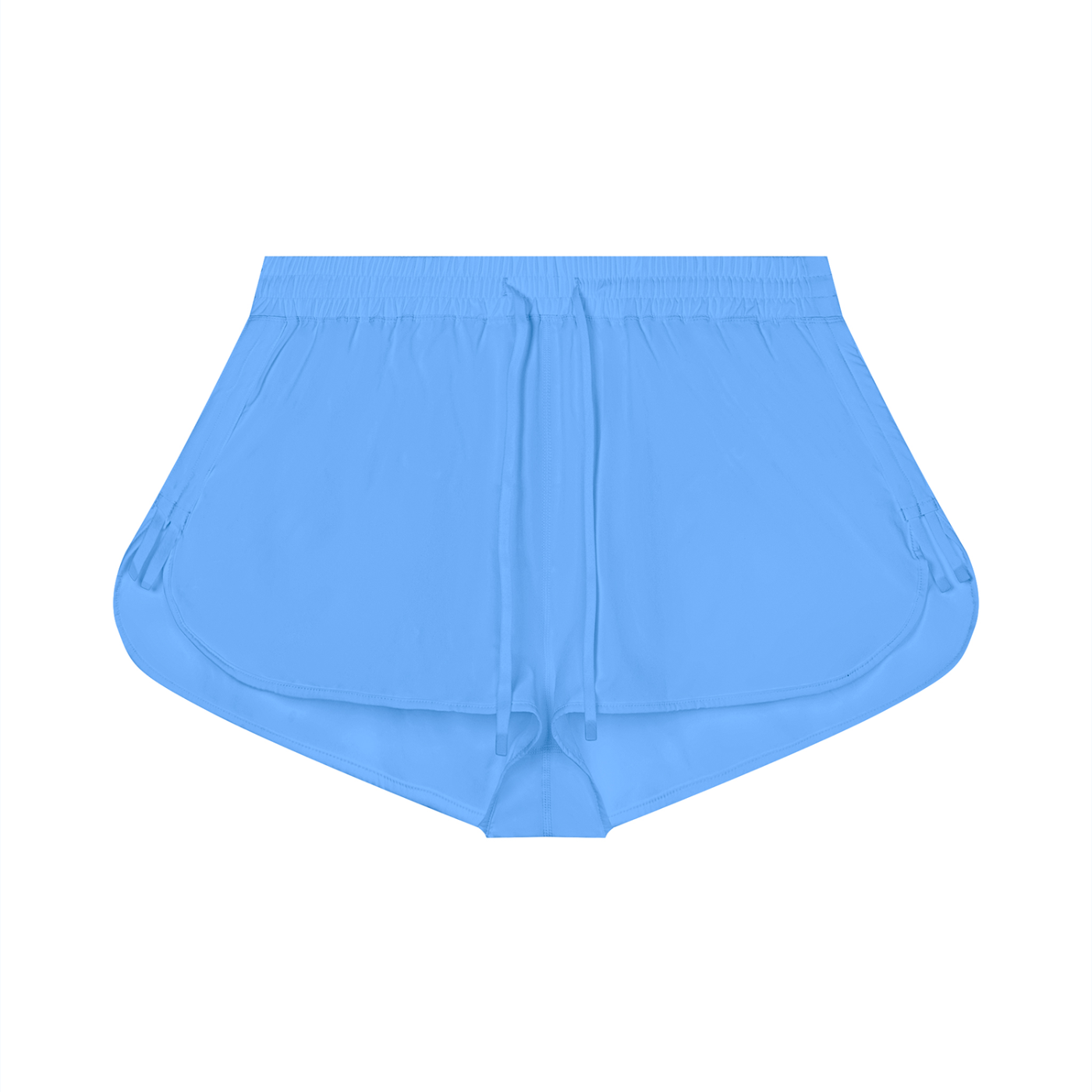 Blue Women’s Drawstring Bermuda Shorts front