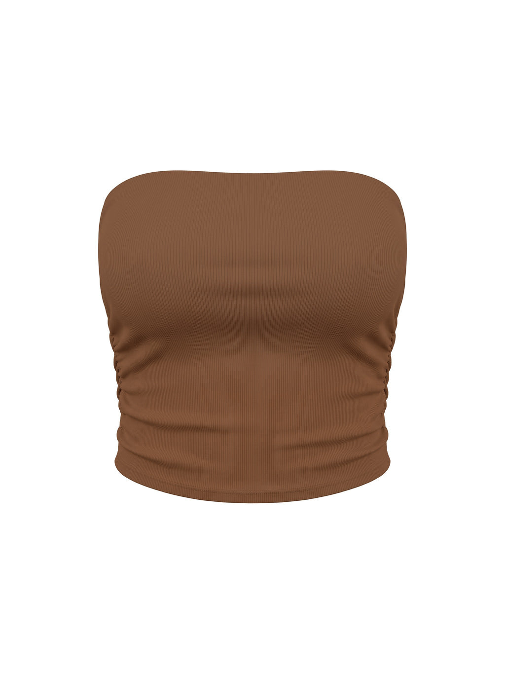 Women’s Ruched Cropped Yoga Tube Top