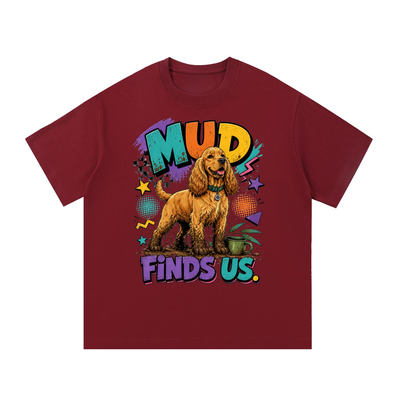 The Mud Finds Us Unisex Heavyweight Cotton T-Shirt