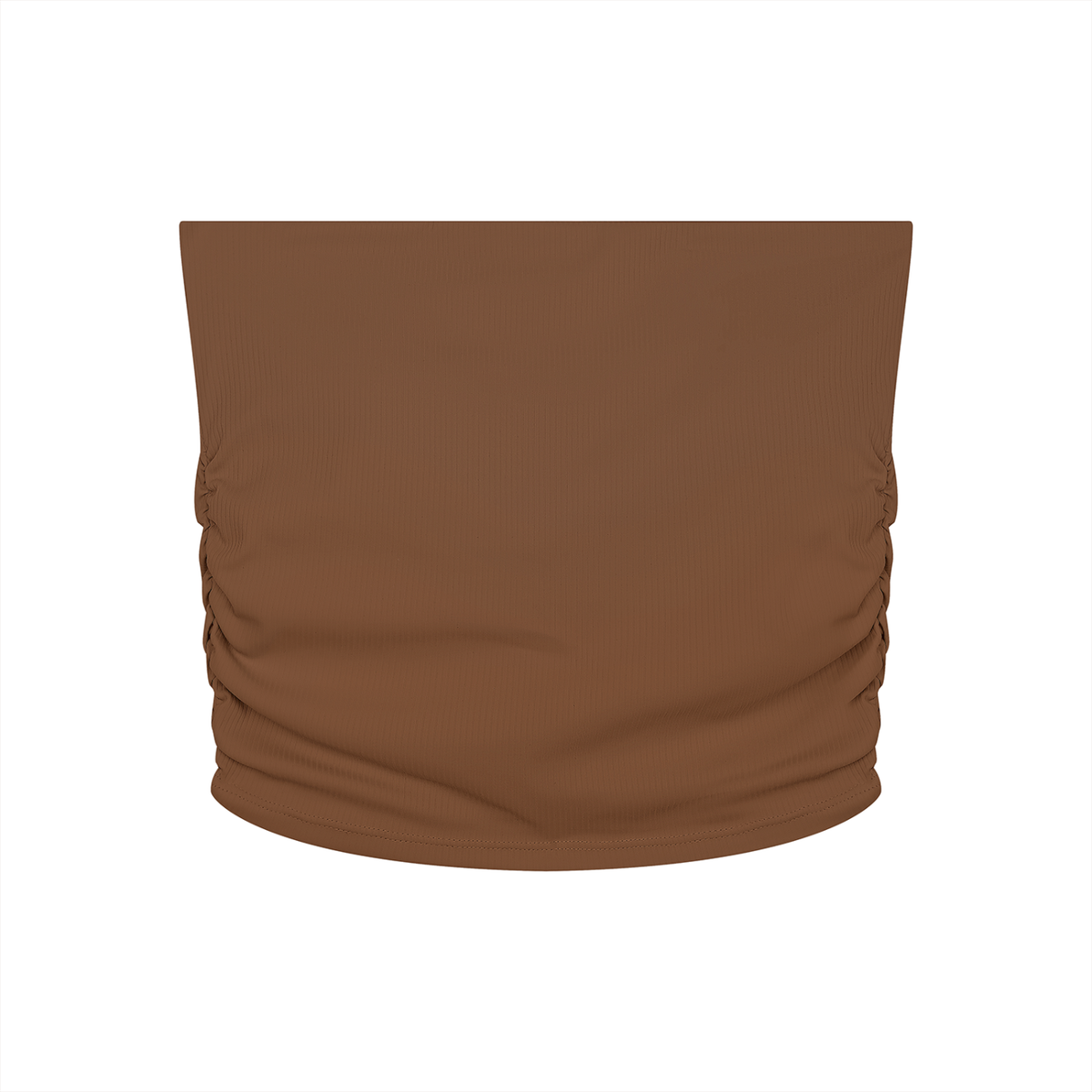 Women’s Ruched Cropped Yoga Tube Top