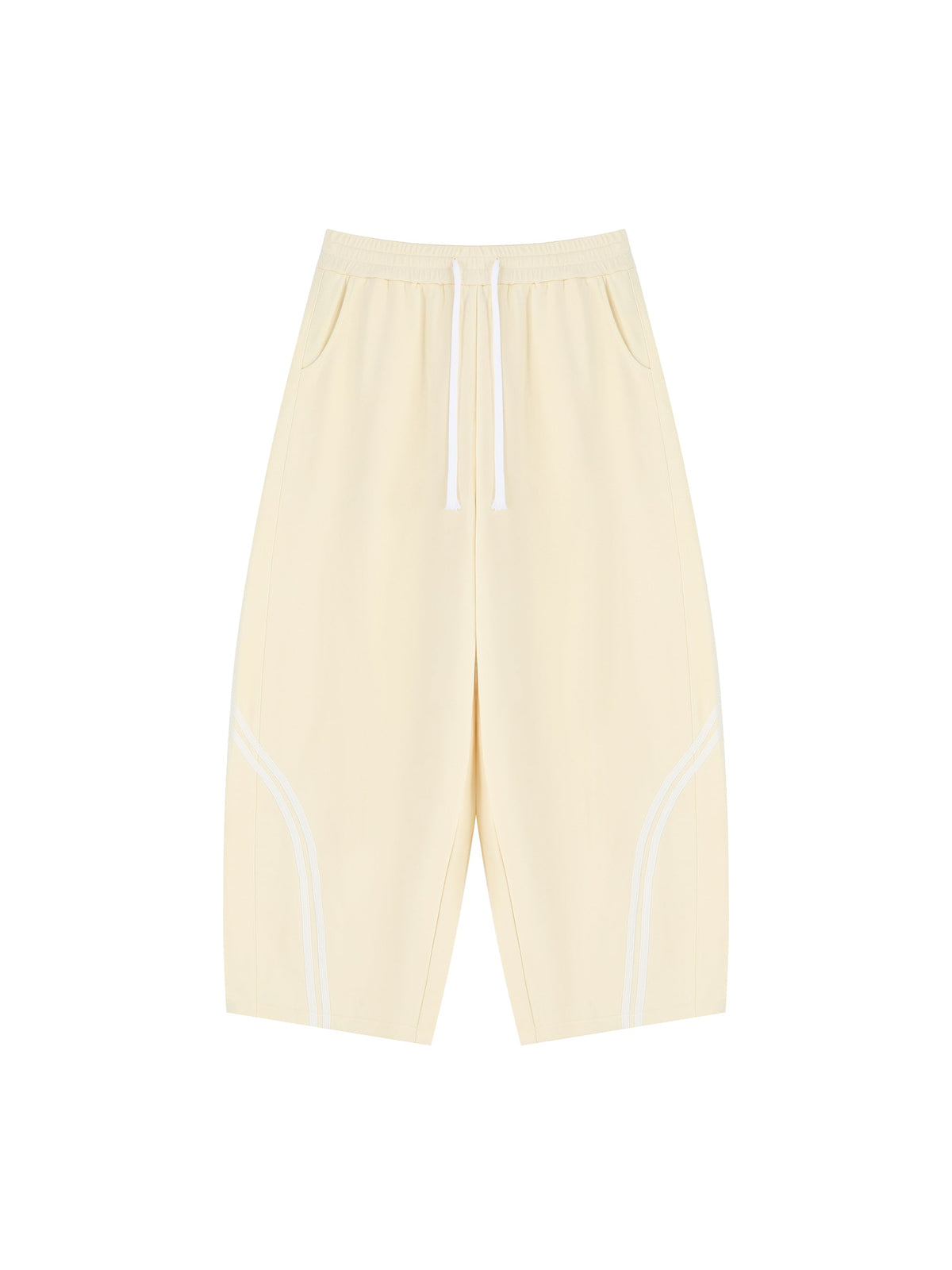 Unisex Wide Leg Piping Sweatpants