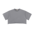 Snow Washed Raw Edge Crop Top