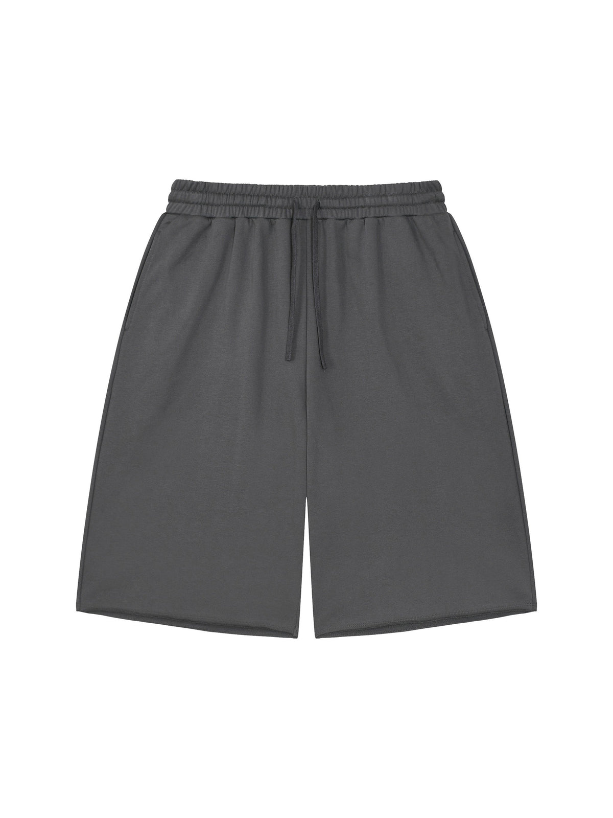 Unisex Loose Raw Edge Shorts