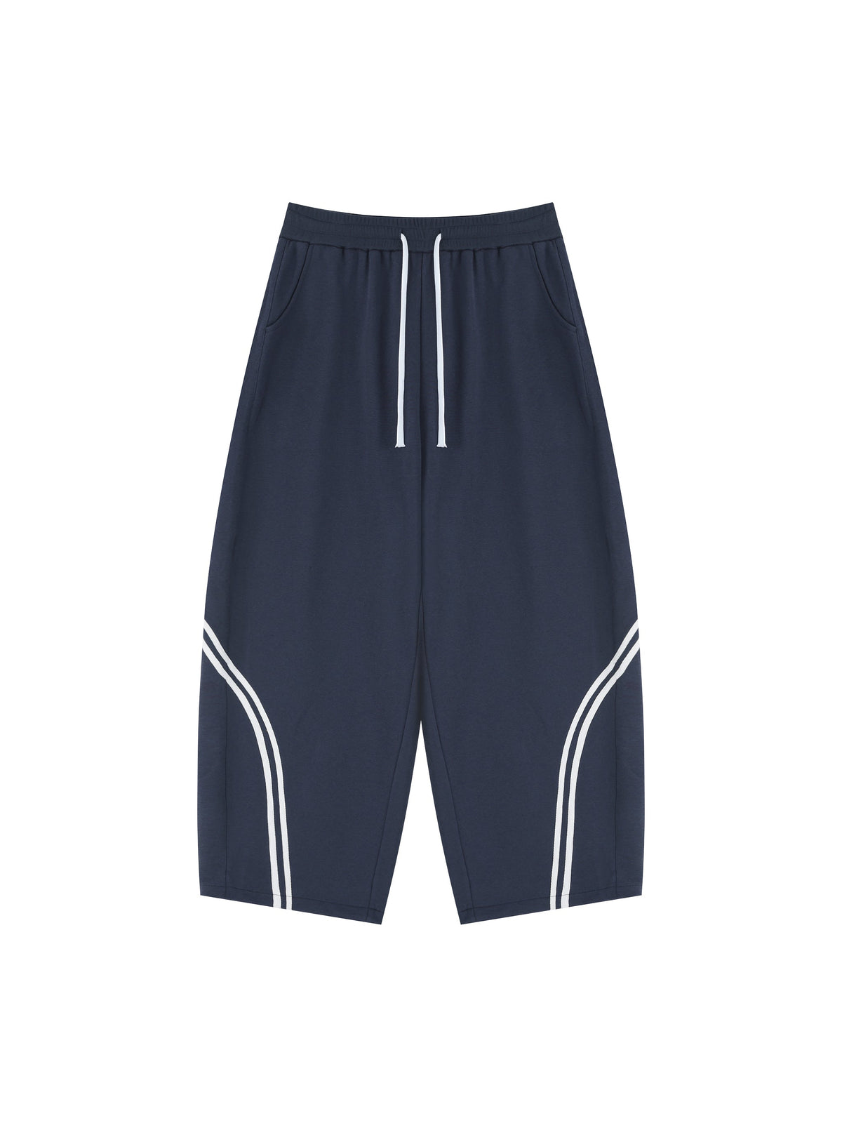 Unisex Wide Leg Piping Sweatpants
