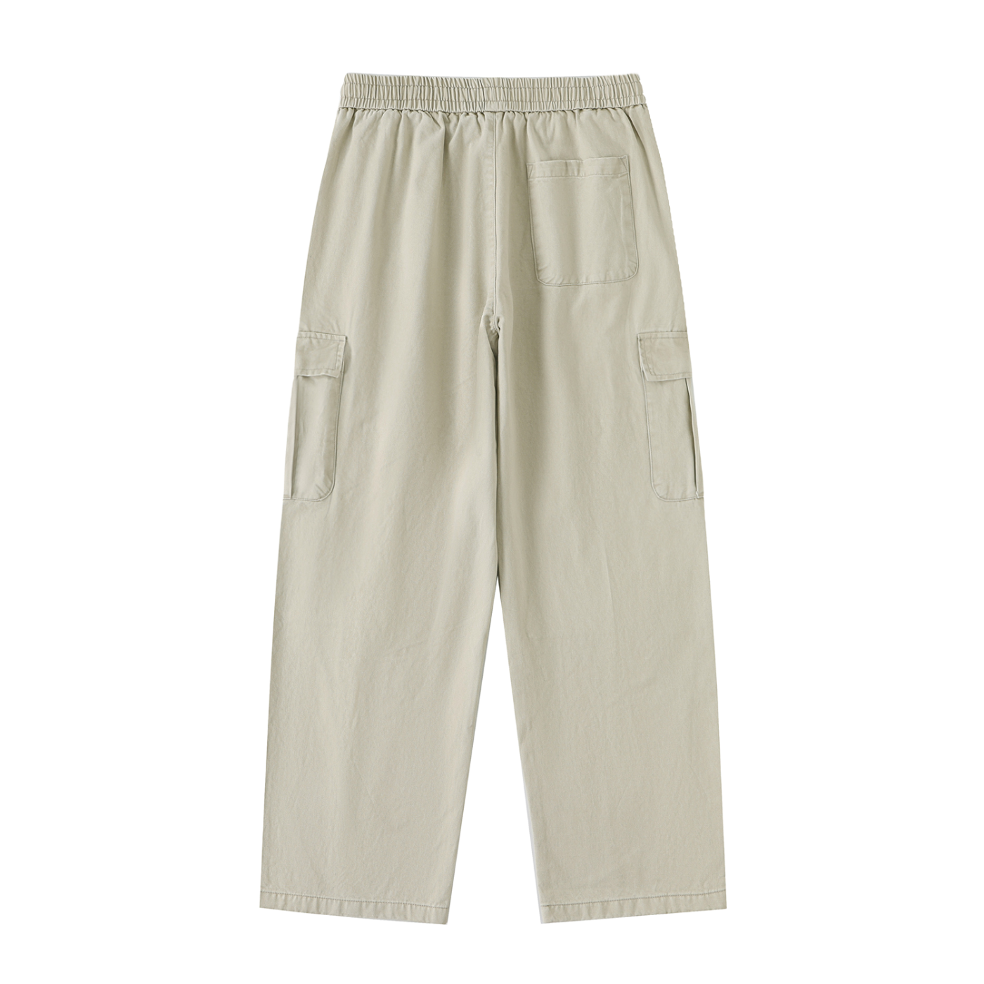 Men’s Drawstring Waist Straight-Leg Cargo Pants