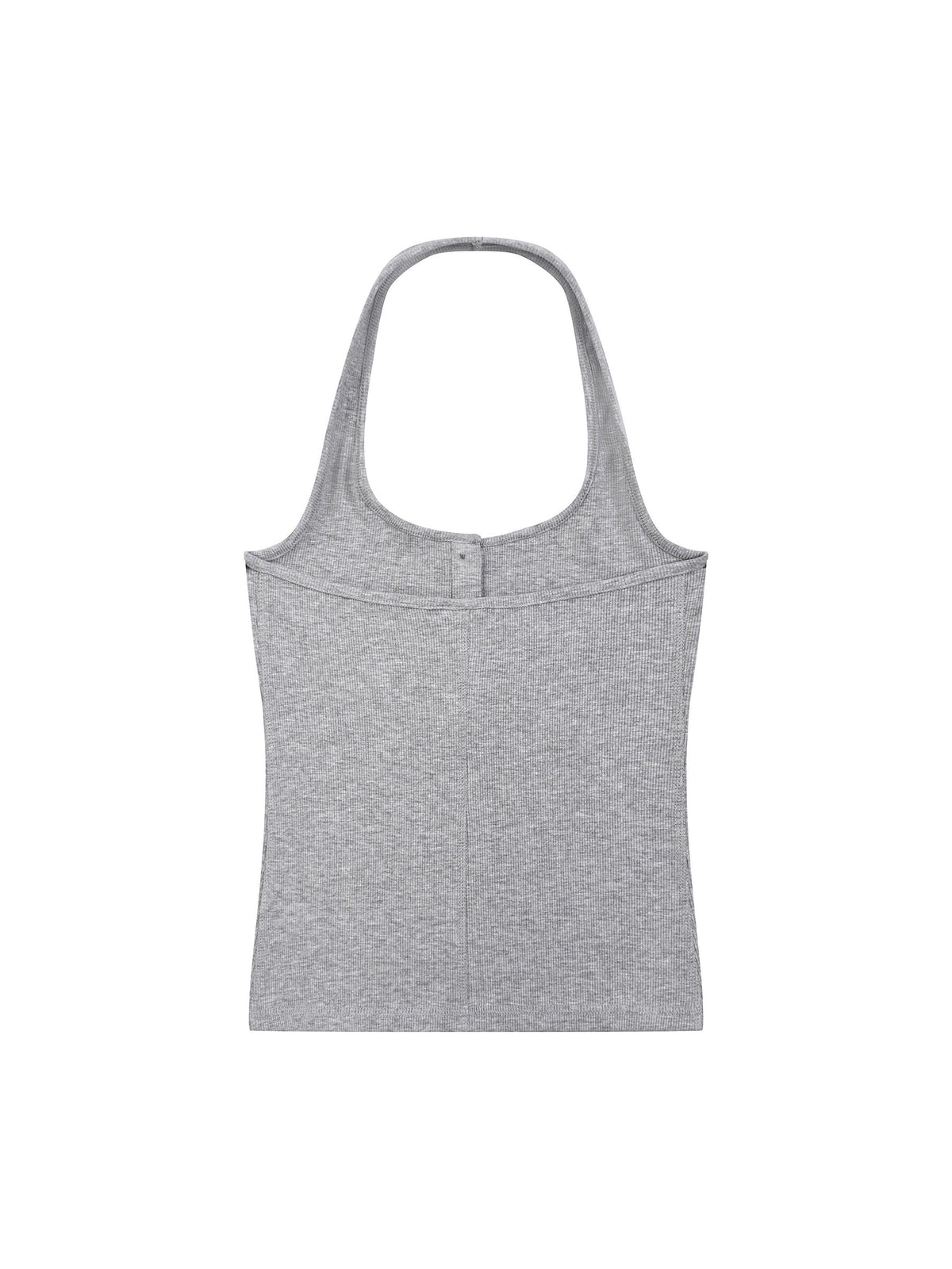 Women's Ribbed Henley Tank Top