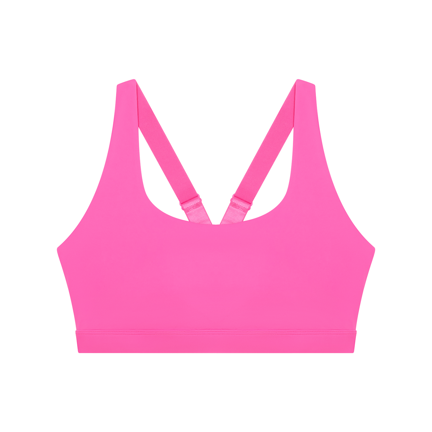 Rose Pink Women’s Yoga Sports Bra front