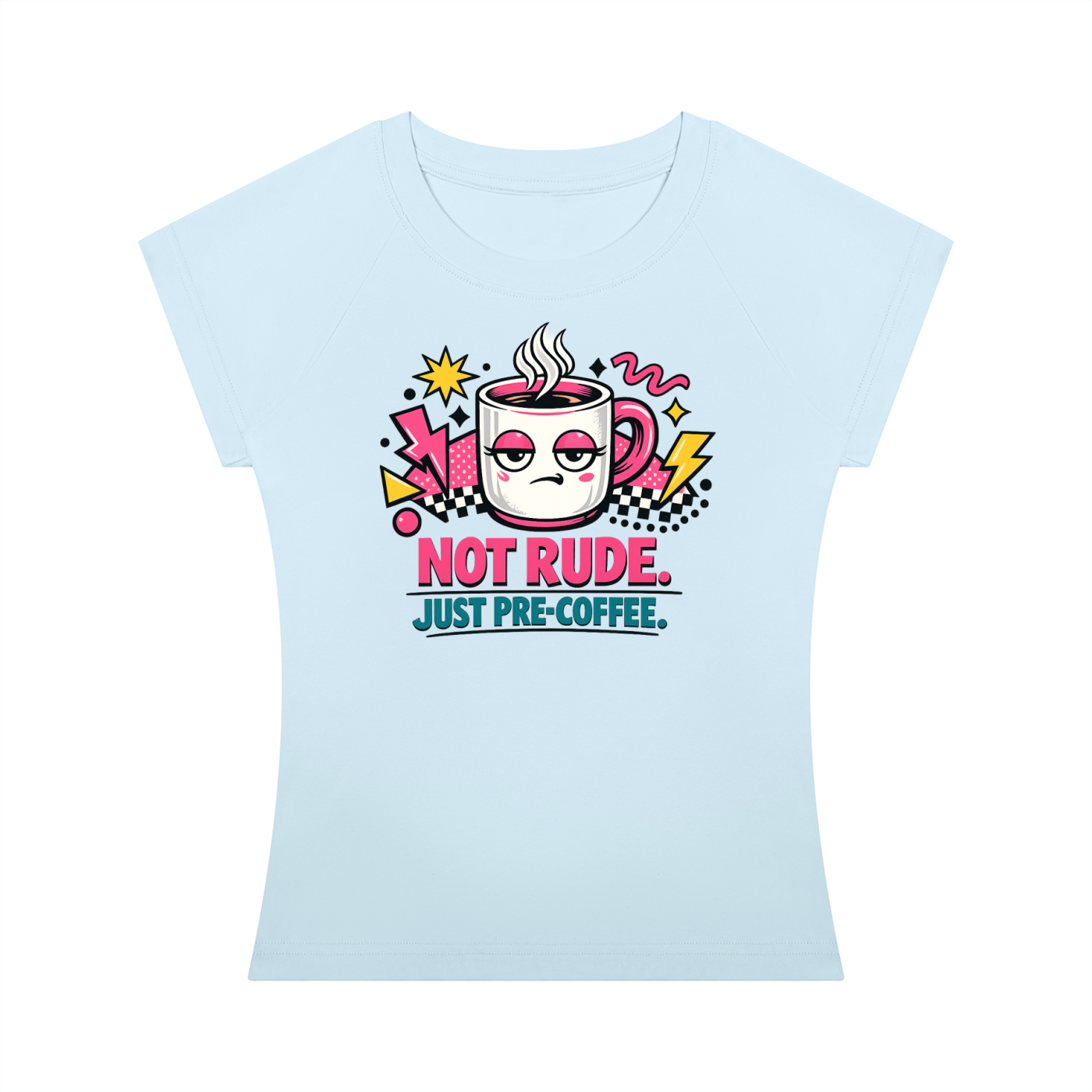 Not Rude Women’s Slim Raglan T-Shirt