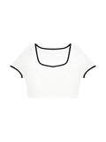 Women's Color Block Crop T-Shirt