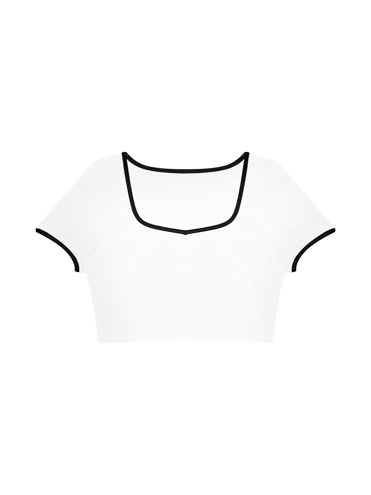 Women's Color Block Crop T-Shirt