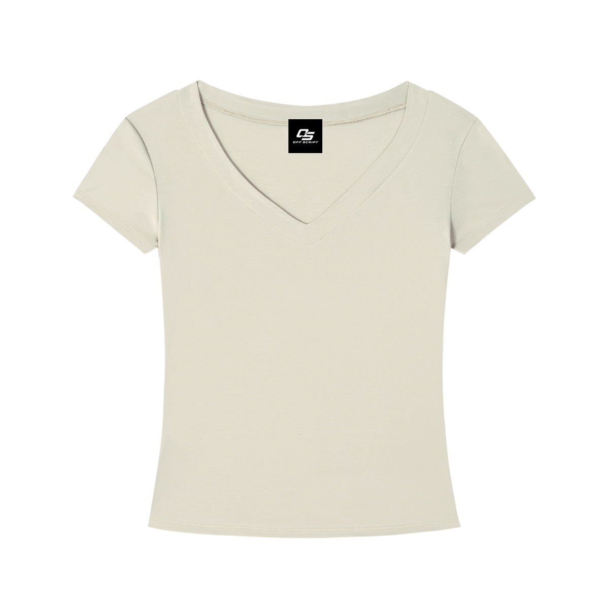 Women’s Tencel Slim Fit V-Neck T-Shirt