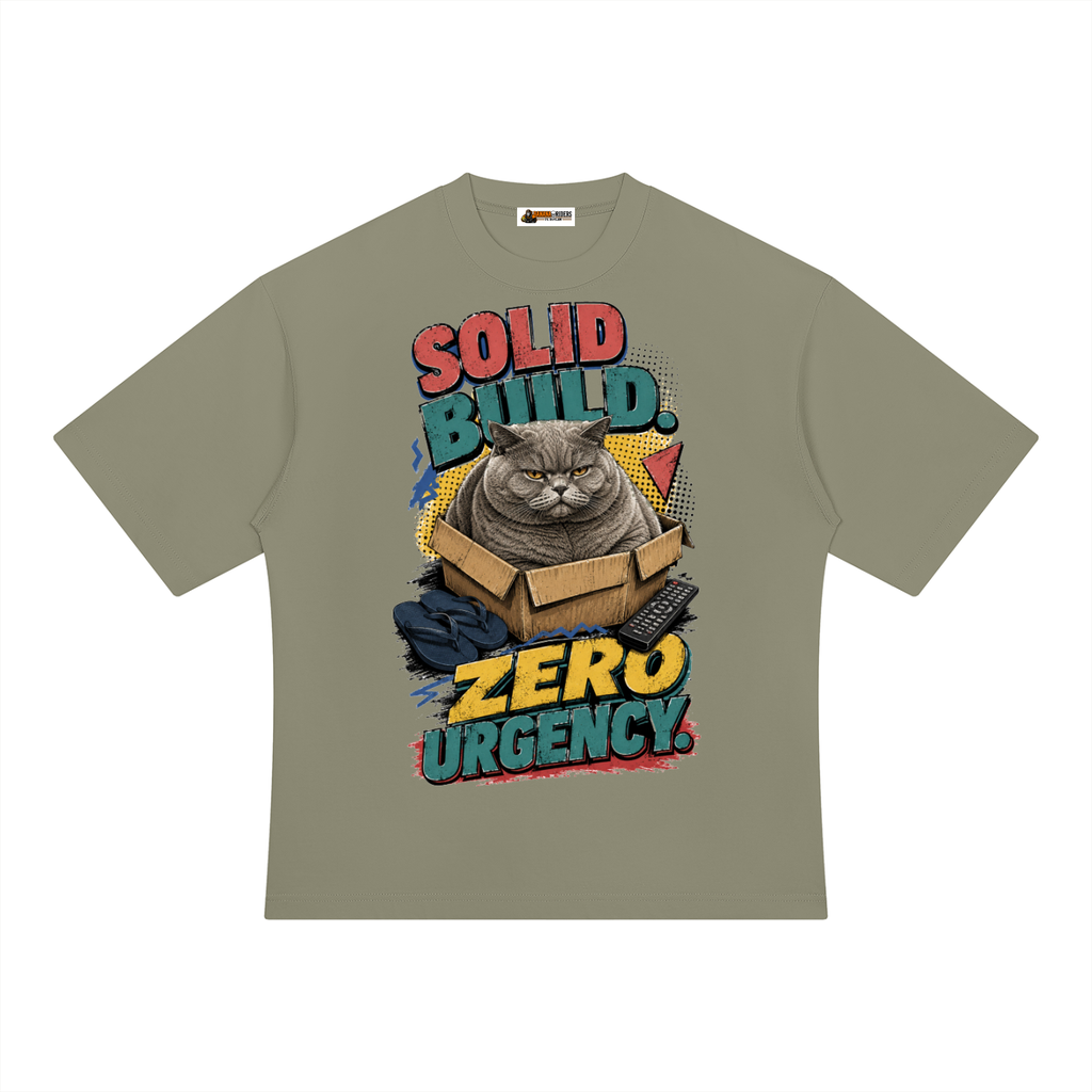 Solid Build Unisex Heavyweight Oversized T-Shirt