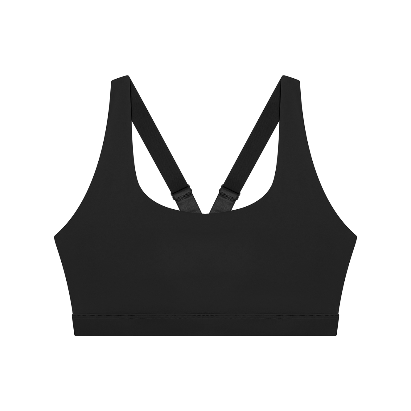 Black Women’s Yoga Sports Bra front