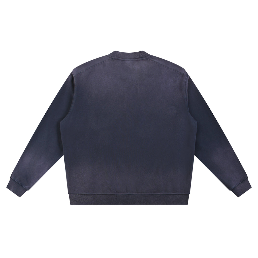 Sun Fade Heavyweight Baseball Jacket