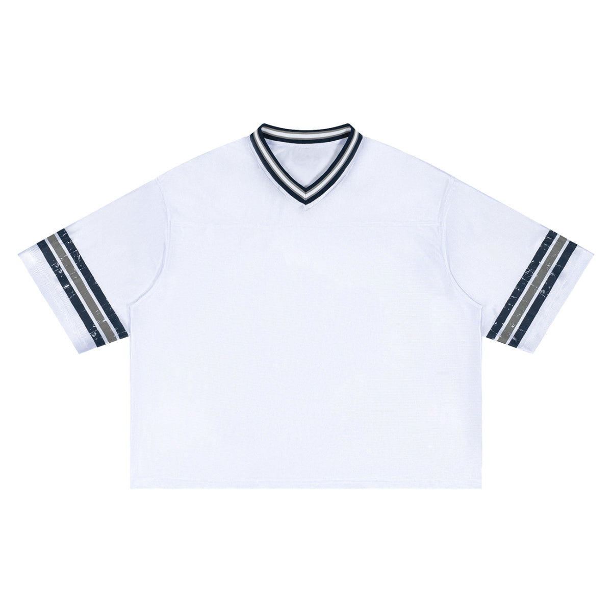 Unisex Boxy Striped Soccer Jersey