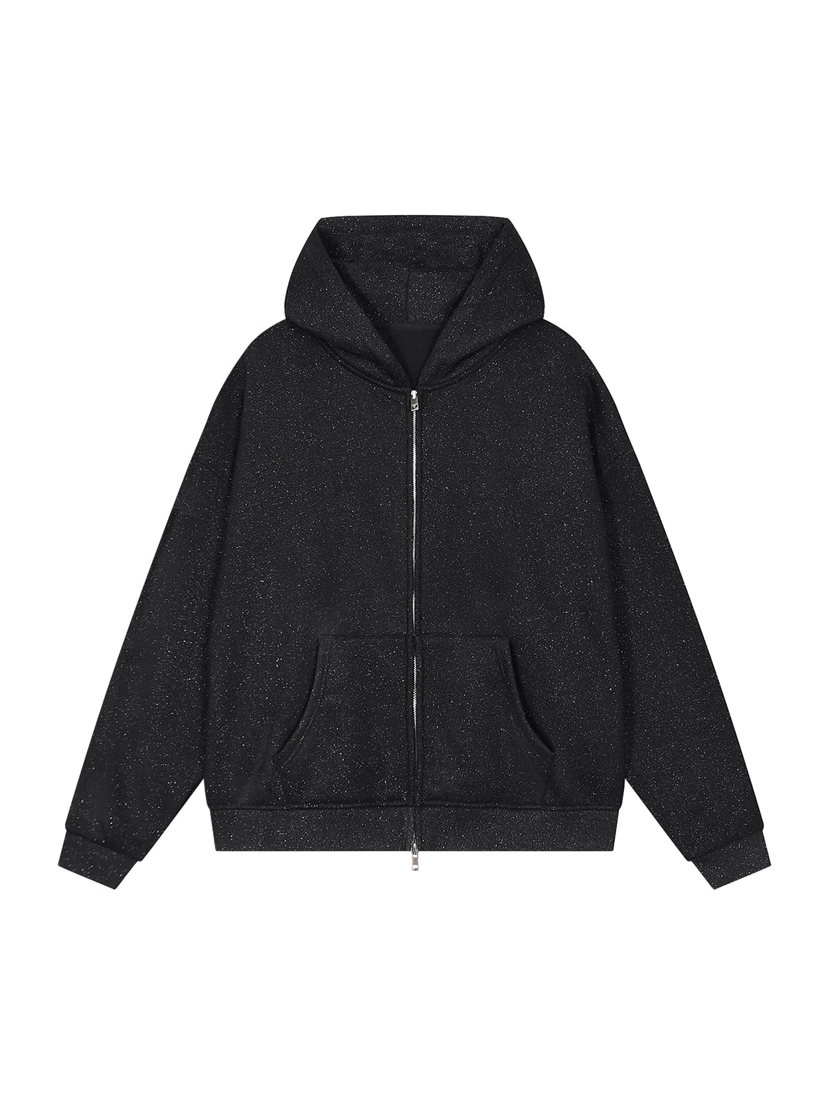 Unisex Sparkles Full Zip Boxy Hoodie