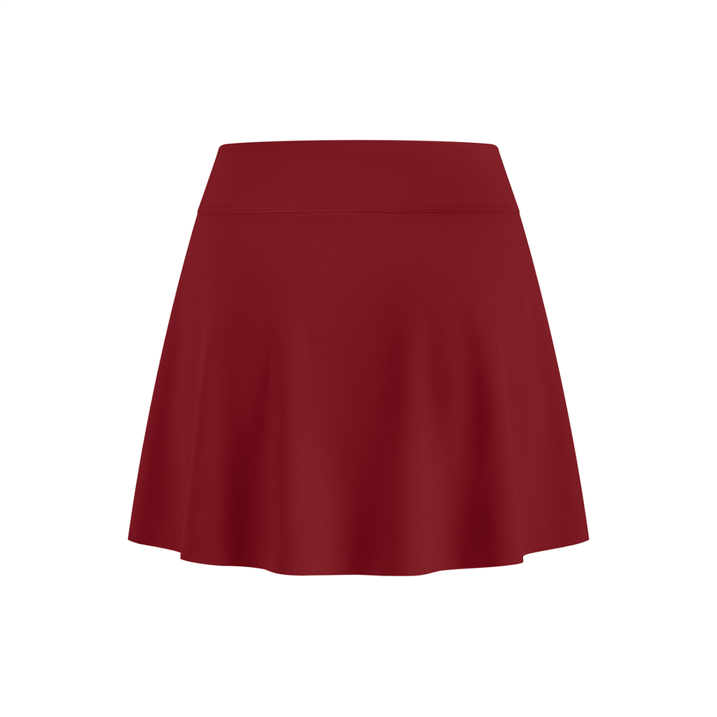 Off Script Women’s Contrast-Stripe Side-Slit A-Line Skirt