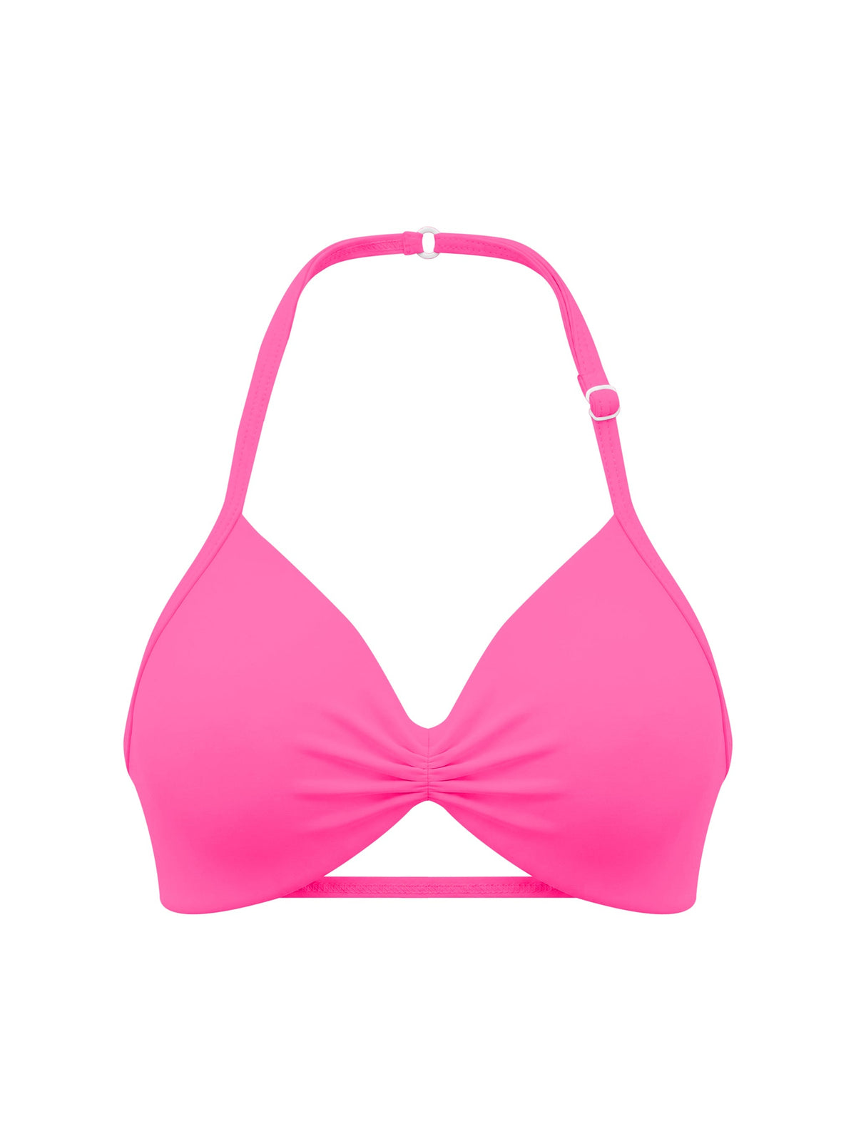 Women’s Ruched Halter-Neck Sports Bra