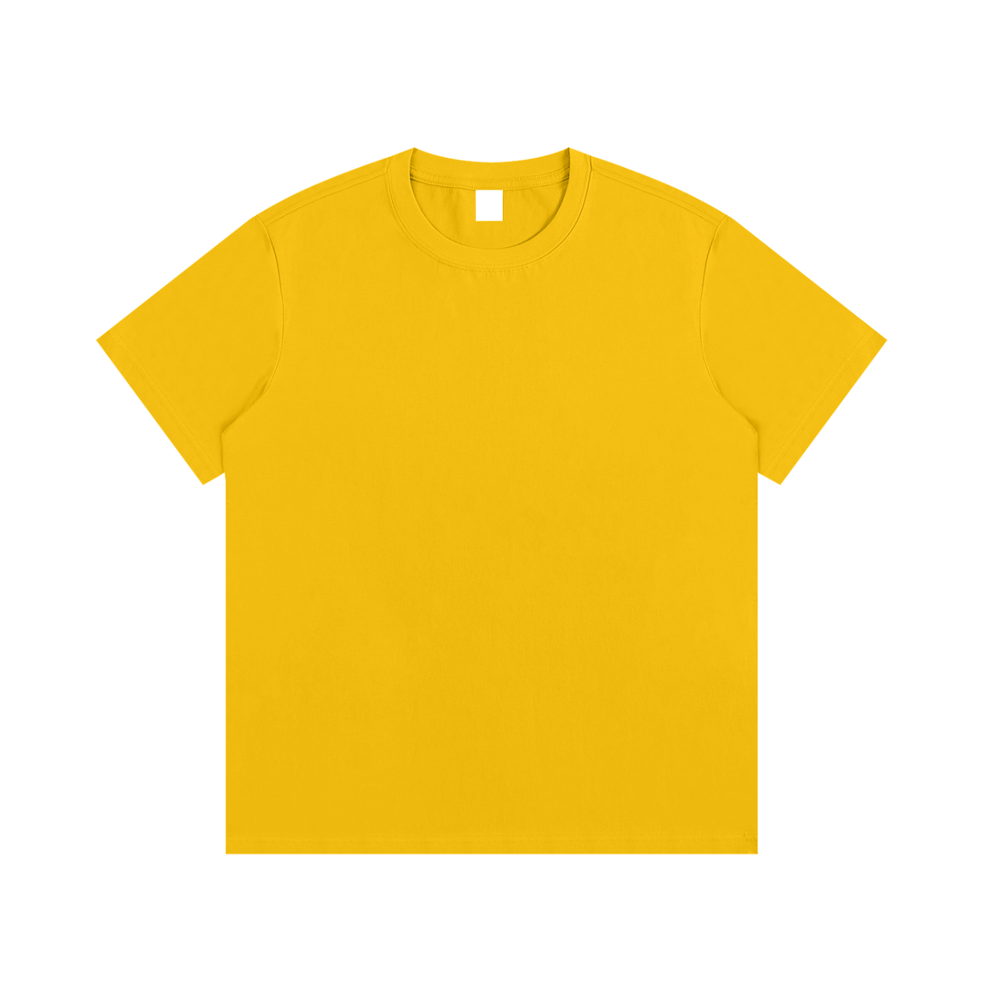 Essential Cotton T-Shirt - Yellow front