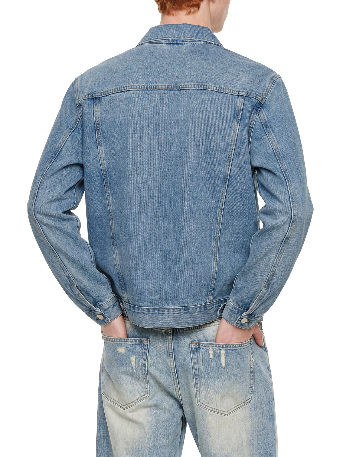 Unisex Vintage Wash Denim Jacket