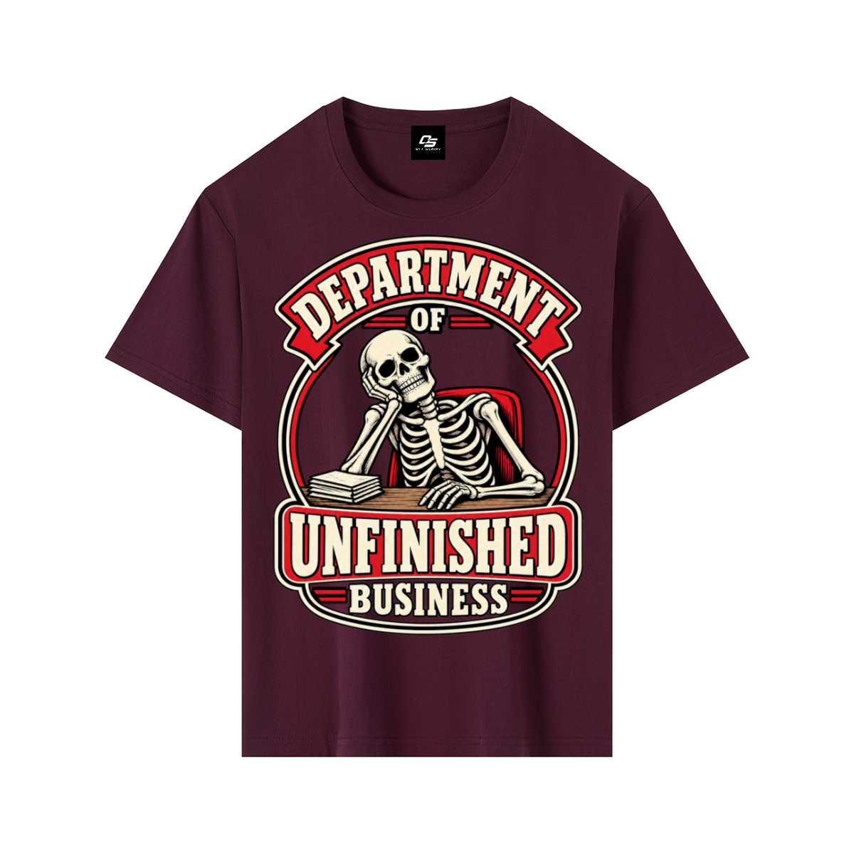 Department of Unfinished Business Pure Cotton Unisex T-Shirt