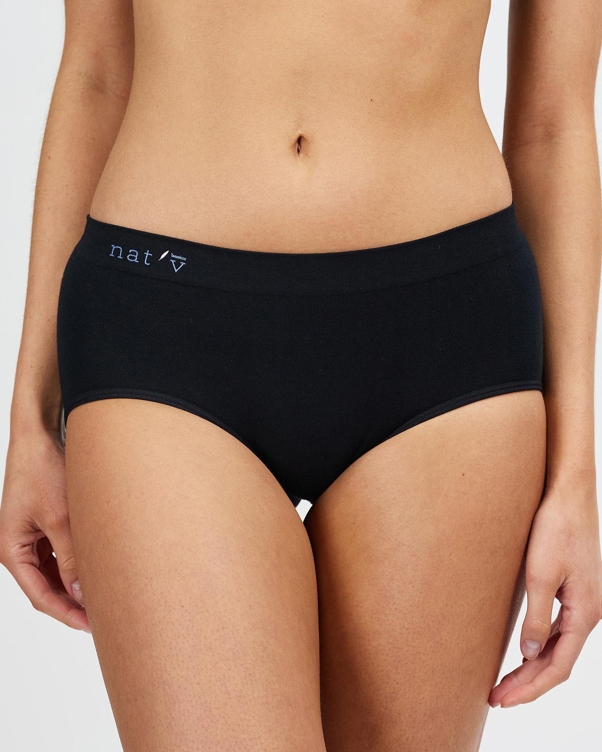 Classic Modal Full Brief Underwear - Black