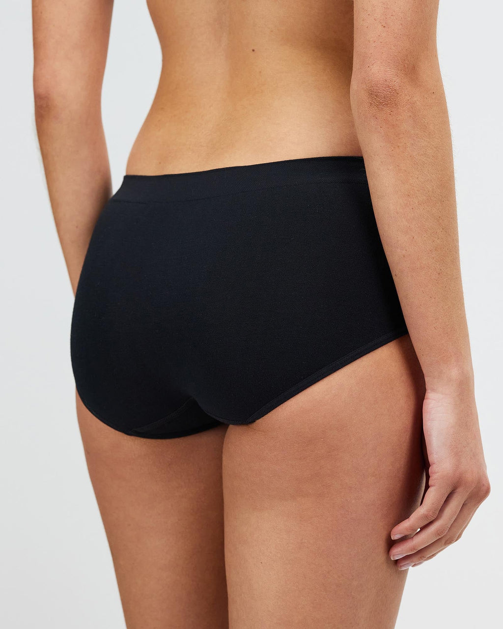 Classic Modal Full Brief Underwear - Black
