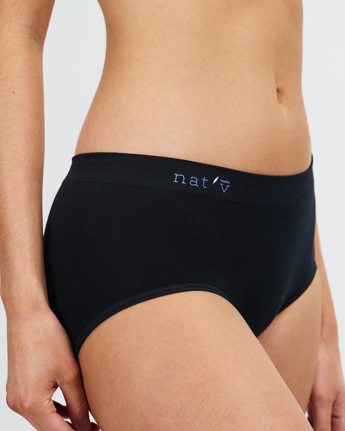 Classic Modal Full Brief Underwear - Black