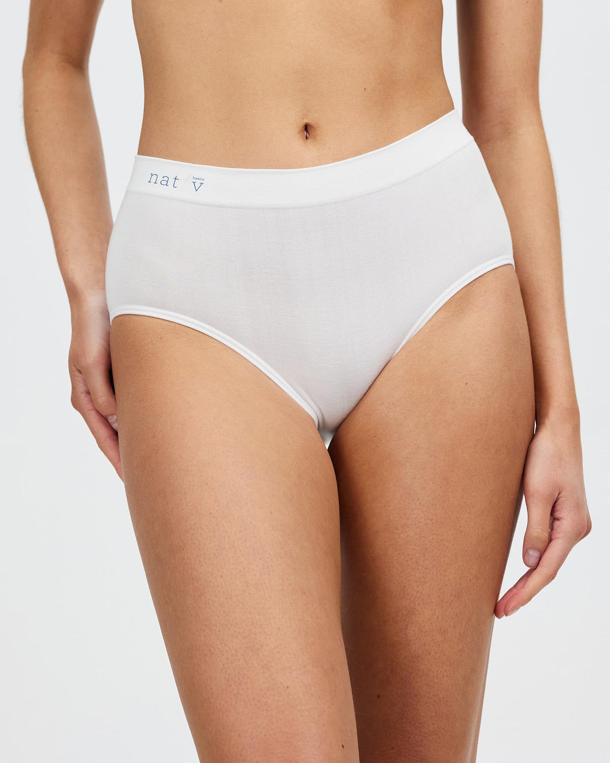 Classic Modal Full Brief Underwear - White
