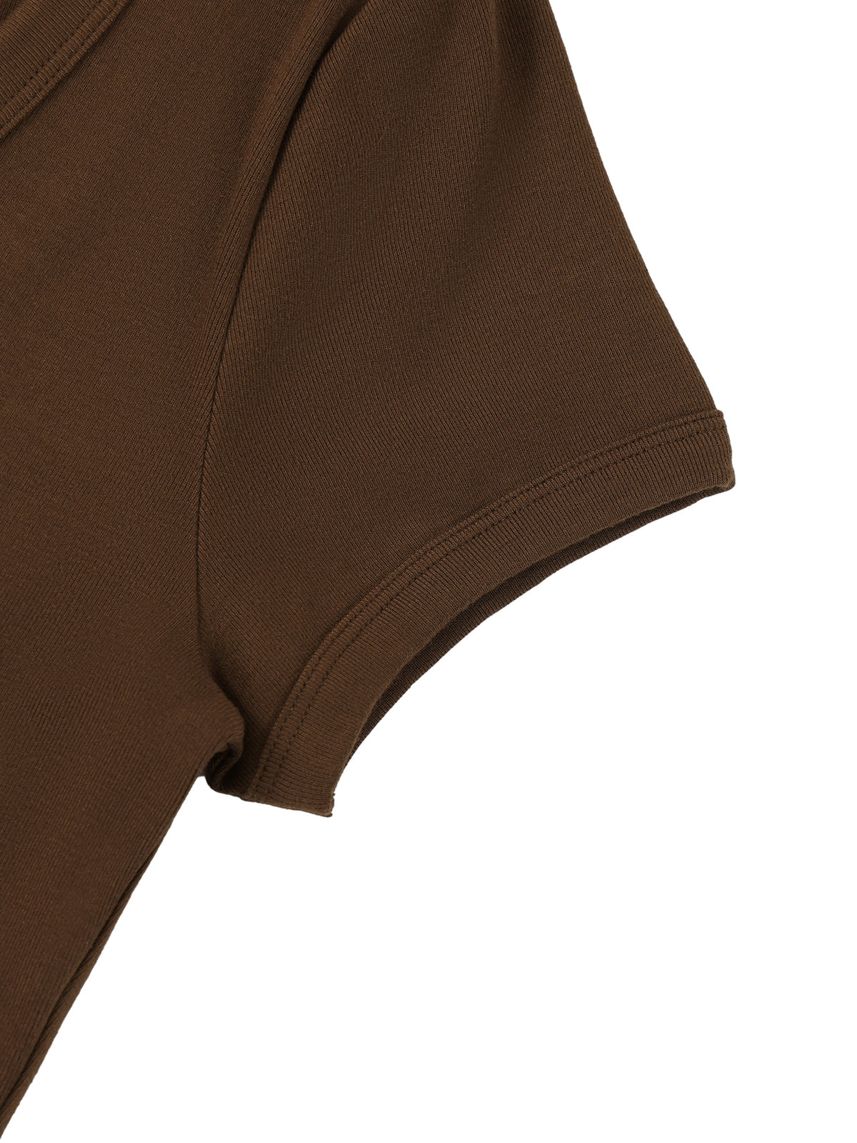 Women's Solid Color Slim Crop T-Shirt