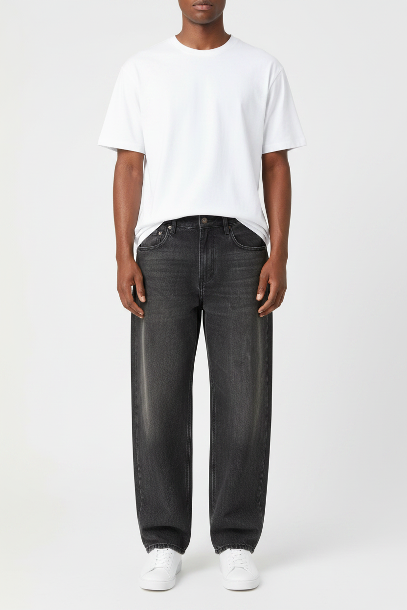 Men’s Vintage Wash Heavyweight Denim Jeans