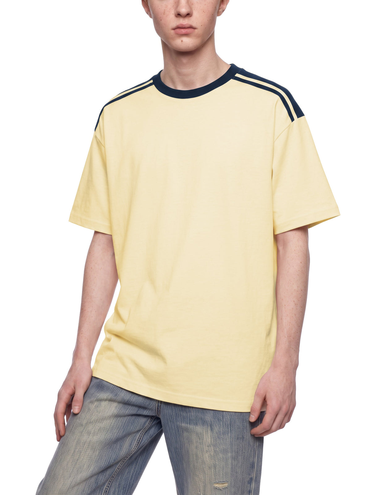 Unisex Color Block Loose T-Shirt